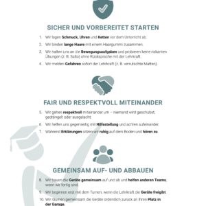 Kostenloser Download: Gerätturnen Merkblatt - die 10 Turnregeln [Digital]